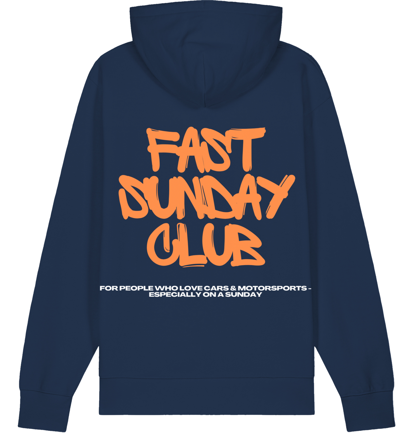 CLUB HOODIE NAVY BLUE - FAST SUNDAY CLUB