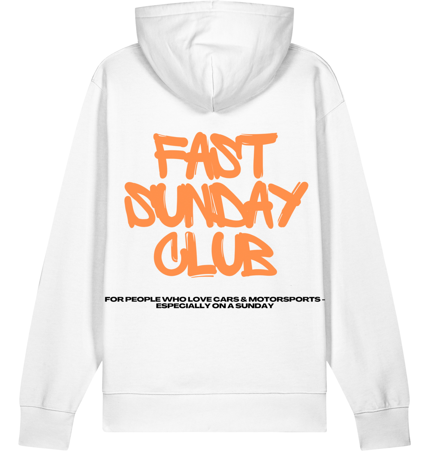 CLUB HOODIE WHITE - FAST SUNDAY CLUB