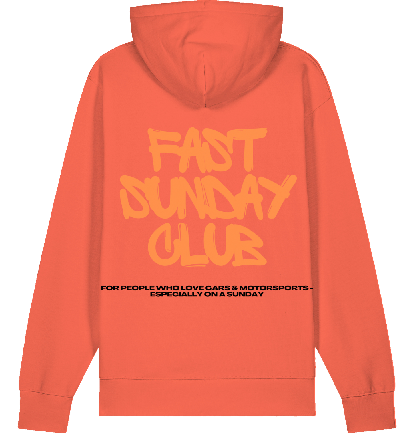 CLUB HOODIE ORANGE - FAST SUNDAY CLUB