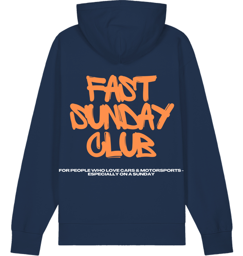 CLUB HOODIE NAVY BLUE - FAST SUNDAY CLUB