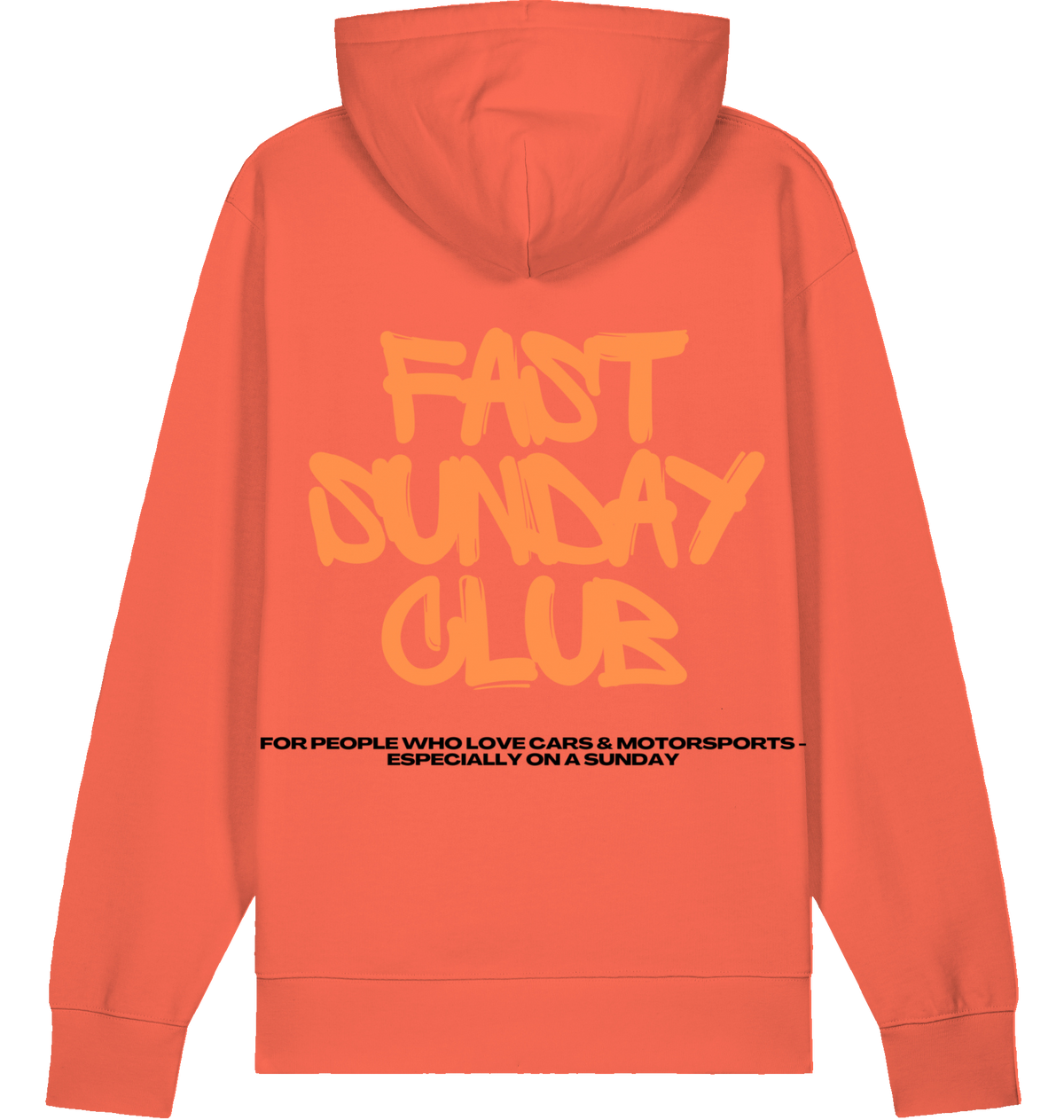 CLUB HOODIE ORANGE - FAST SUNDAY CLUB