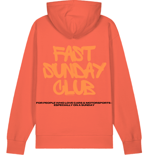 CLUB HOODIE ORANGE - FAST SUNDAY CLUB