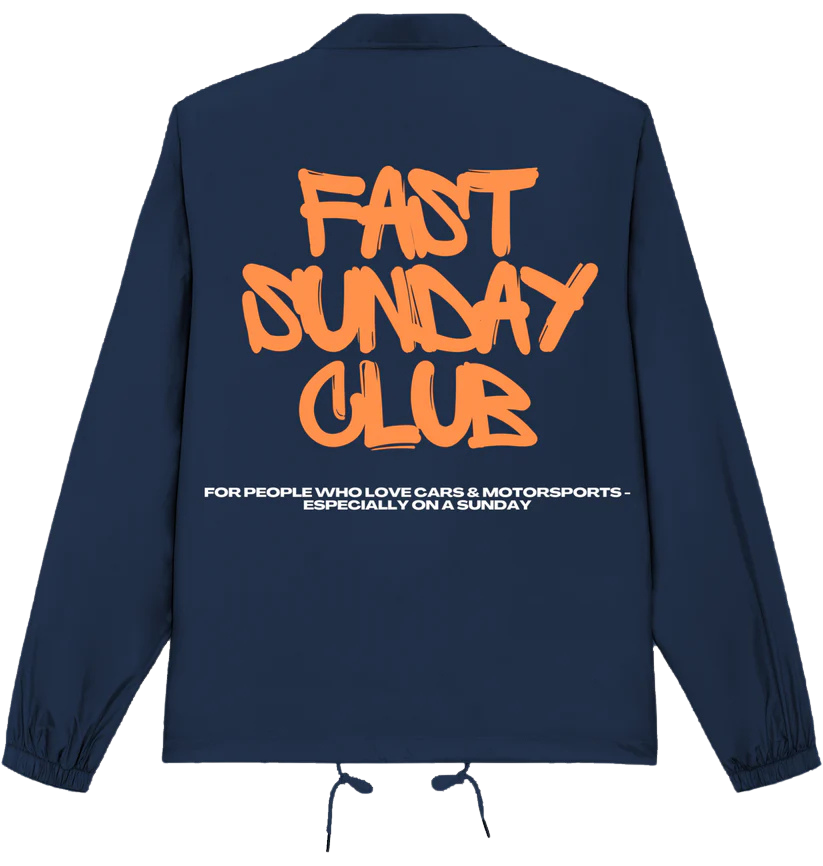 CLUB JACKET NAVY BLUE - FAST SUNDAY CLUB